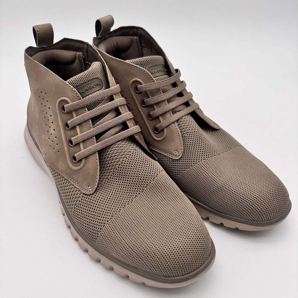 Mark Nason Shoes 9 Taupe Chukka Knit Boot Sneaker Los Angeles TPE
